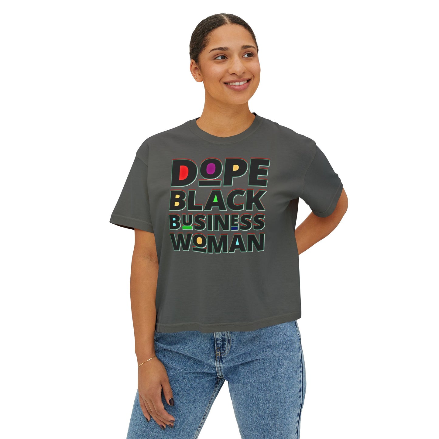 Dope Black Business Owner Women's Boxy Tee