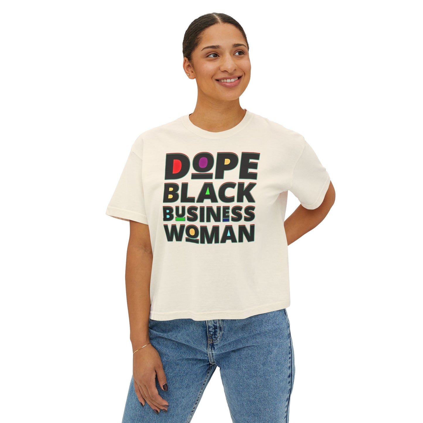 Dope Black Business Owner Women's Boxy Tee
