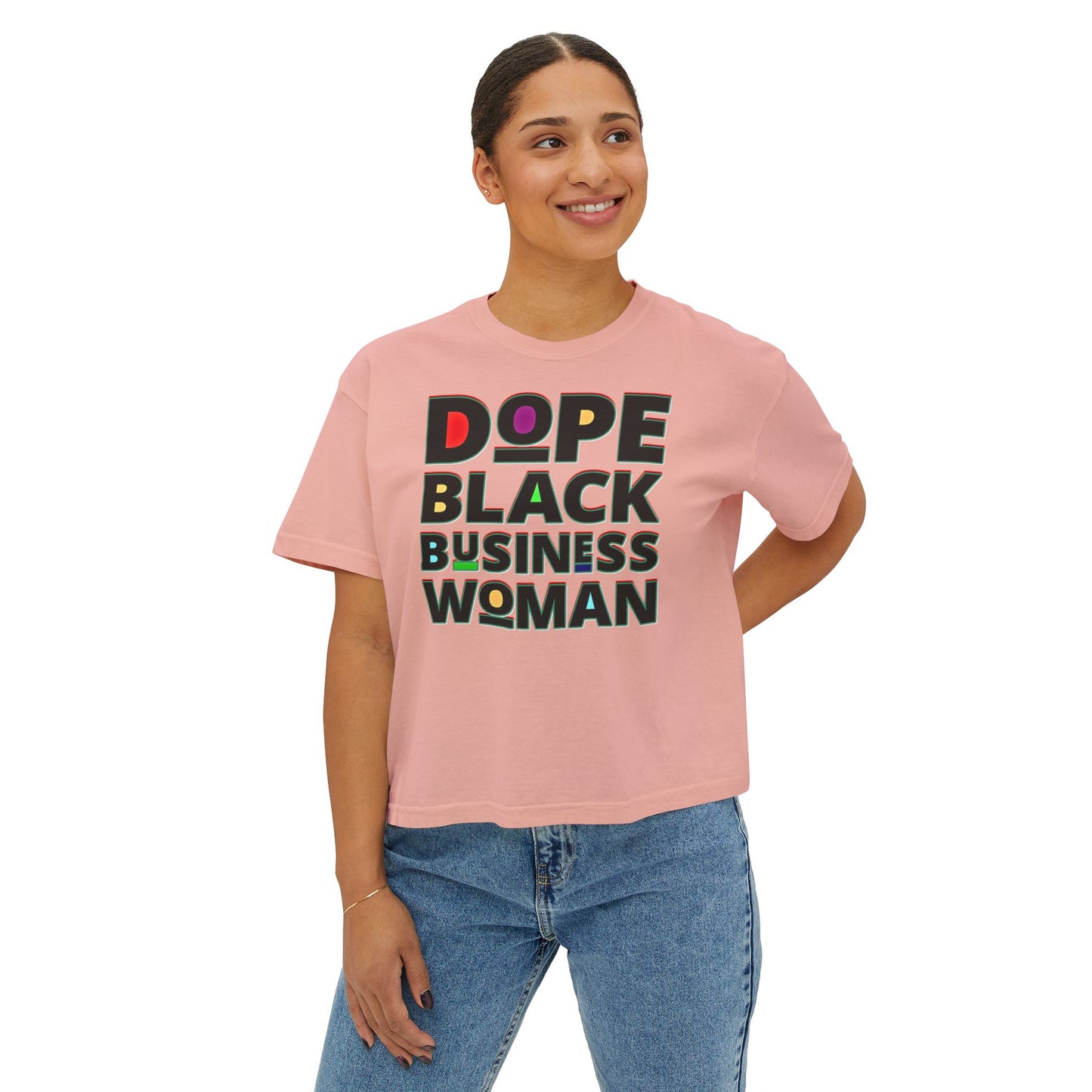 Dope Black Business Owner Women's Boxy Tee
