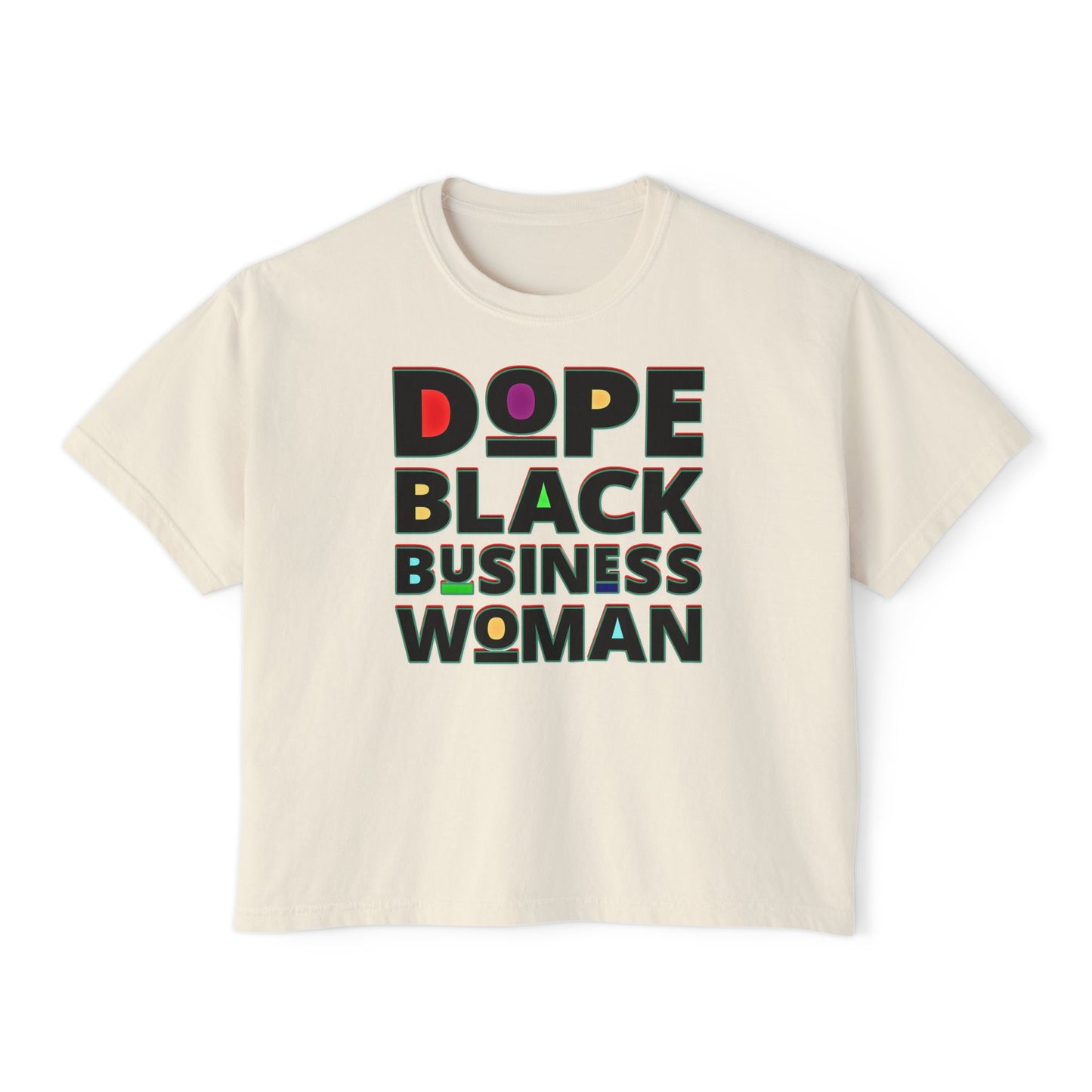 Dope Black Business Owner Women's Boxy Tee