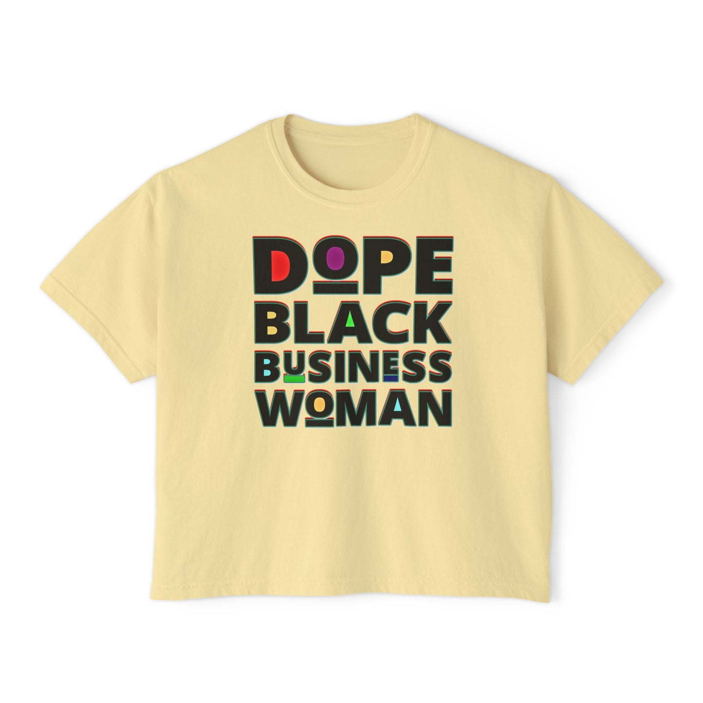 Dope Black Business Owner Women's Boxy Tee