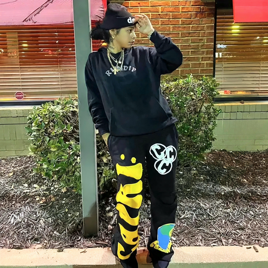 Y2K Retro Stacked Sweatpants