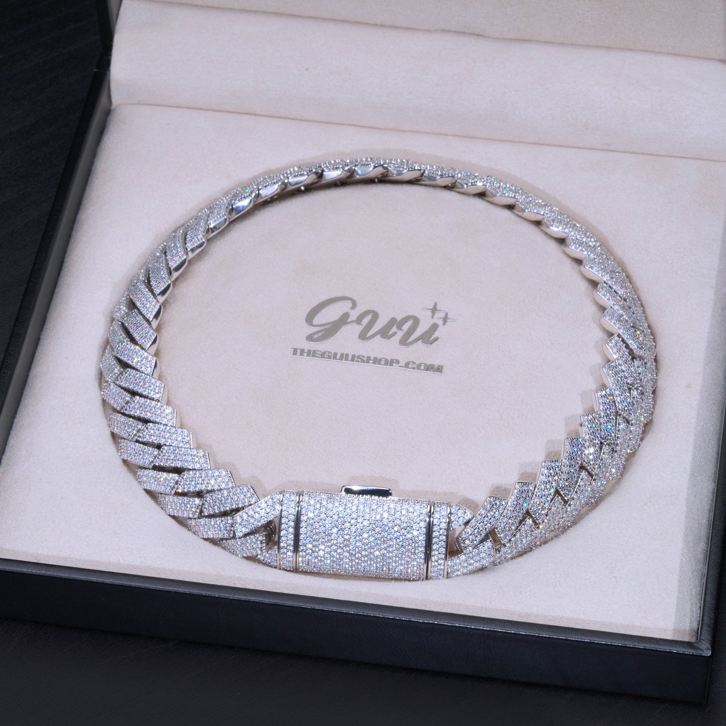 20Mm Extended Clasp Prong Cuban Chain