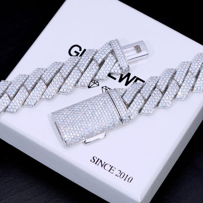 20Mm Extended Clasp Prong Cuban Chain