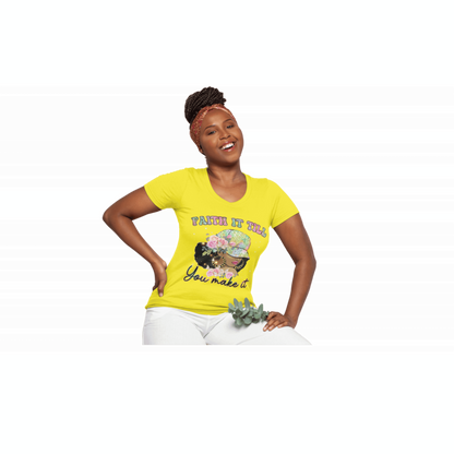 Faith it Till You Make it Women's Soft-style Tee